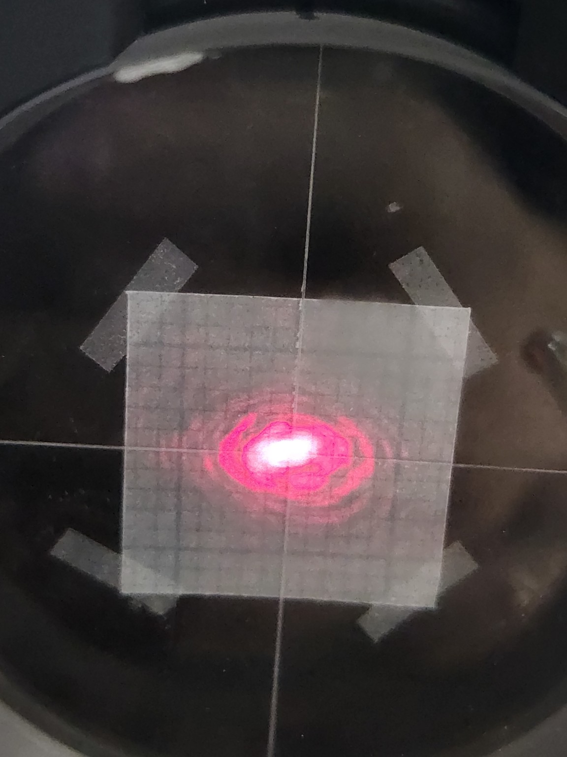 RDL laser alignment verification